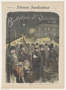 The Buchholz Family at the Christmas Market by Emil Ost