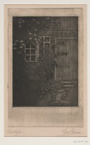House Wall with Flowers by Emil Petersen