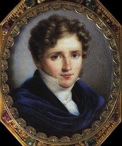 Portrait of the Author Alfred de Vigny by Emile (after) Lassalle