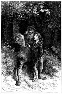 Illustration by Emile Bayard for the novel by Hector Malot 