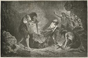 The Conquest of Fire by Emile Antoine Bayard