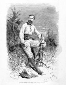 Portrait of the British lieutenant and explorer Verney Lovett Cameron