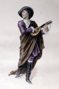 The Count of Almaviva, Character from The Barber of Seville by Beaumarchais (1732-1799) Created in 1773. Illustration by Emile Bayard