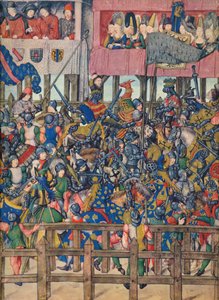 End of the Tournament at Bruges, March 11, 1392, c15th century, 1937