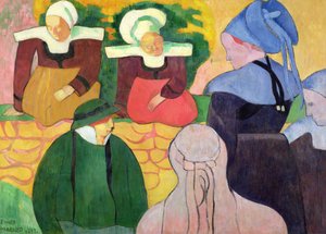 Breton Women on a Wall