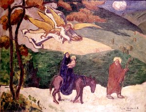 Flight into Egypt by Emile Bernard