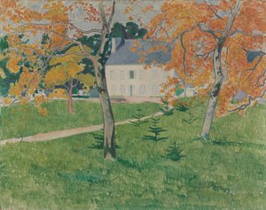 House among trees. Pont-Aven, 1888