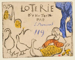 The Woman with Geese [Lottery Ticket] [Proof a]