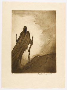 No. 11 – "The veil, as it parted, revealed in two hands / A stick, a stone torn from the paths, / Then a long nail similar to a door bolt."