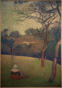 Seated Breton Woman by Emile Bernard