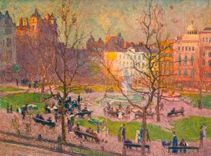 March Sunshine, Leicester Square