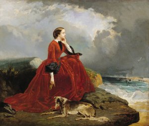 Empress Eugénie at Biarritz by Emile Defonds