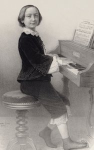 Portrait of the violinist and composer Henri Ketten 1848-1883