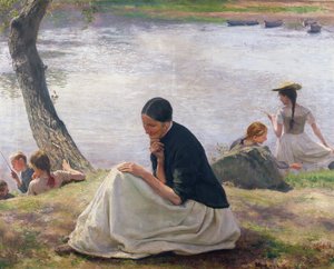 Souvenir, 1891 by Emile Friant