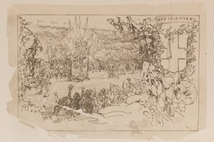 Marathon Finish Postcard