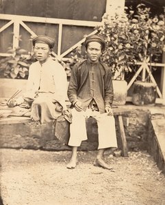 Militiamen Eating Rice, Cochinchina, 1866