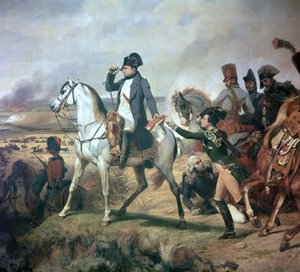 Napoleon at the Battle of Wagram by Emile Jean Horace Vernet