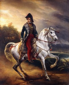 Portrait of Justo Machado y Salcedo, Spanish Consul in Paris on Horseback