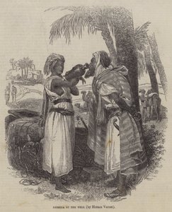 Rebecca at the Well by Emile Jean Horace Vernet