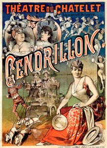 Cinderella or the Marvelous Slipper, Theatre du Chatelet, Paris by Emile Levy
