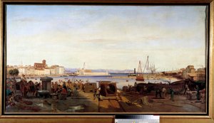 The Port of La Ciotat by Emile Loubon
