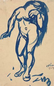 Standing Woman with Hair Down