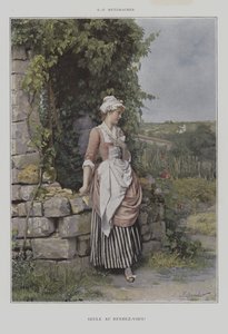 Alone at the Rendezvous by Emile Pierre Metzmacher