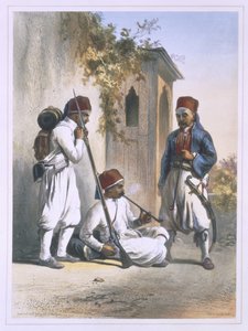 Nizamior, Regular Troops of the Turkish Army at Kanka, illustration from 