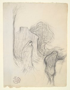 Study for Mystic Landscape at Meudon by Emile Schuffenecker