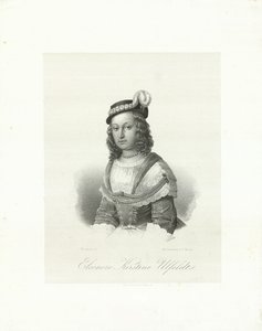Leonora Christina, Countess Ulfeldt 1621-1698, 1847 by Emilius Ditlev Baerentzen