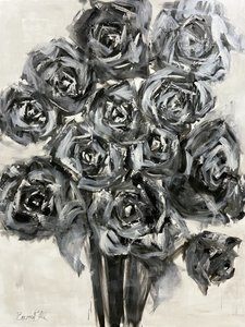 Elegant Gray Roses