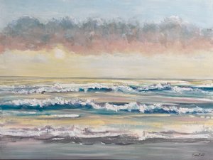Ethereal Ocean Sunset
