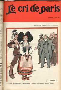 Cover of Le Cri de Paris, Satirical in Colors by Emmanuel Barcet