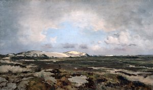 In the Dunes, 1881 by Emmanuel Lansyer