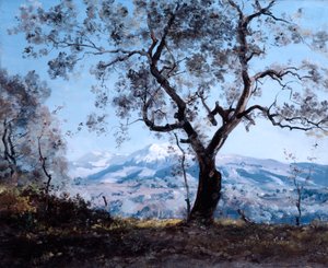 The Area around Menton, close to Roquebrune by Emmanuel Lansyer