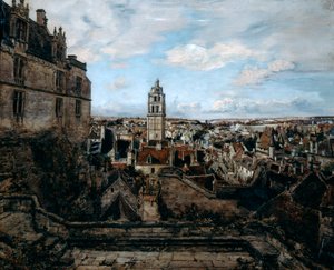 View from the Terrace of the Castle Loches by Emmanuel Lansyer