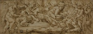 Bacchanale with Putti