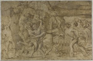 Battle of the Lapiths and Centaurs by Enea Vico