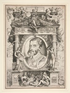 Portrait of Charles V by Enea Vico