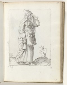 Tartar Woman, ca. 1550 Diversarum gentium nostrae aetatis habitus (series title)