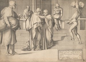The Visitation, 1561 by Enea Vico.