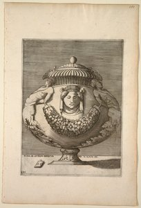 Vase Decorated with Figures, Rinceaux, and Festoons by Enea Vico