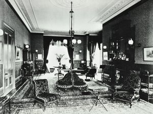 18 Addison Road: drawing room, 1890