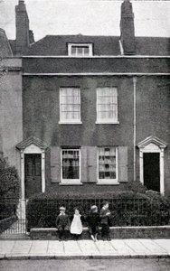 387, Commercial Road, Portsmouth, Hampshire, birthplace of Charles Dickens on 7th February, 1812, c.1900 by English Photographer