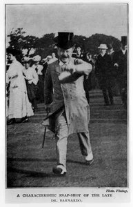 A Characteristic Snap-Shot of the Late Dr Barnado (1845-1905) by English Photographer