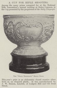 A Cup for Rifle Shooting by English Photographer