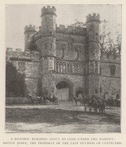 A Historic Building about to come under the Hammer, Battle Abbey, the Property of the late Duchess of Cleveland by English Photographer
