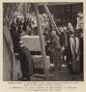 A Memorial to Prince Henry of Battenberg at Ventnor by English Photographer