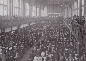 A Missionary Meeting at Church House, Westminster by English Photographer