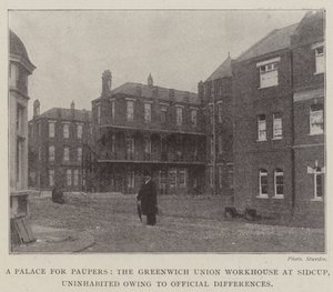 A Palace for Paupers, the Greenwich Union Workhouse at Sidcup, Uninhabited owing to Official Differences by English Photographer